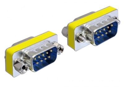 Serieel RS232 koppelstuk 9-pins SUB-D (m) - 9-pins SUB-D (m)