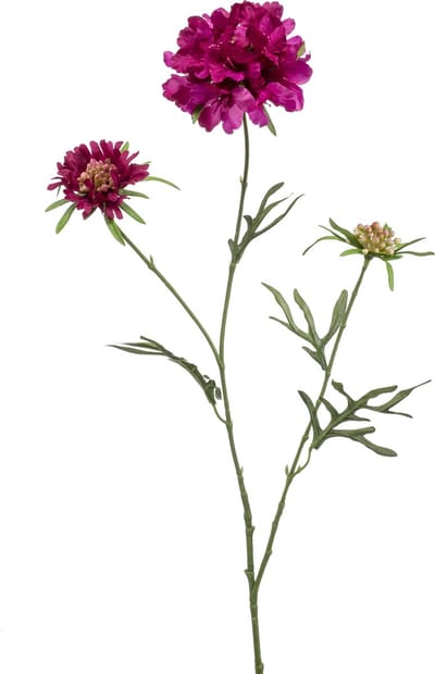 Emerald - Kunstbloem Duifkruid 77cm paars - Kunstplant voor binnen