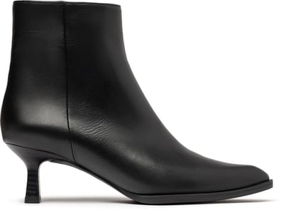 Unisa Lomas Enkellaarsjes - Enkelboots met rits - Dames - Zwart - Maat 38