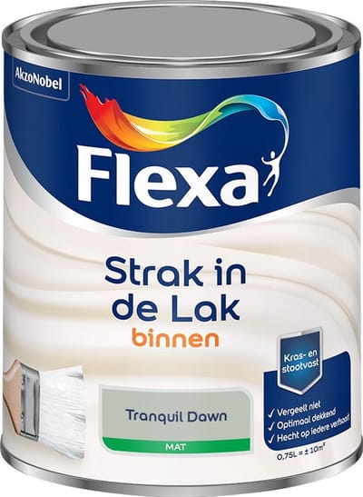 Flexa - Strak In De Lak Binnenlak Mat - Tranquil Dawn - Mengverf - 750 Ml