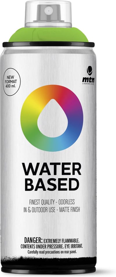 MTN Water Based Spuitbus - verf op waterbasis - RV-34 Guacamole Green - 400ml