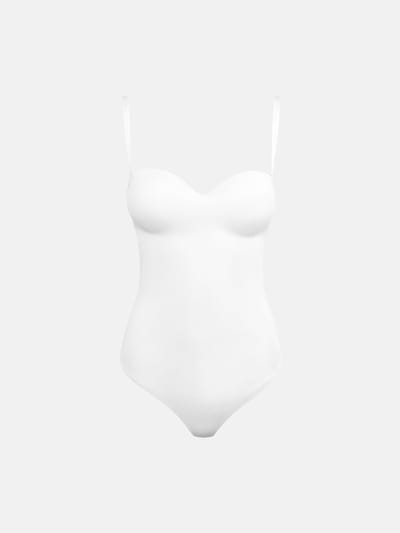 WOLFORD Mat De Luxe Forming String Body Dames - Topjes - Wit - Maat S-A