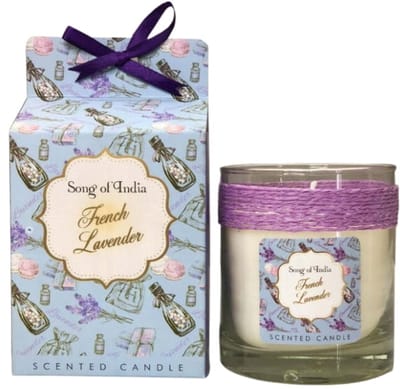 Song of India Little Pleasures - Geurkaars - Franse Lavendel - 200g - Sojawas