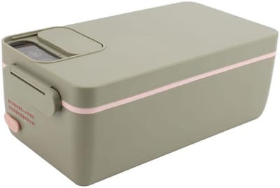 Dailygoods - Draadloze Elektrische Lunchbox - USB Oplaadbare Voedselverwarmer - Ideaal voor Buiten - 1L Capaciteit - Draagbare Lunchbox - Perfect voor...