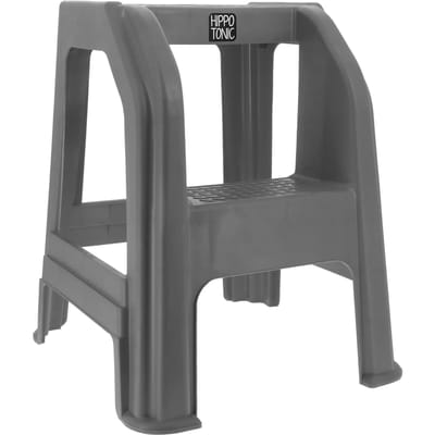 Hippo-tonic Two Step Mount Trapladdertje Zilver
