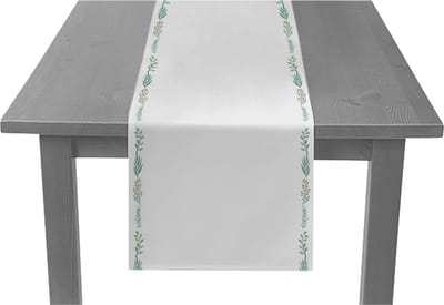 Folat - Tafelloper Natuur Wit - 240 x 35 cm