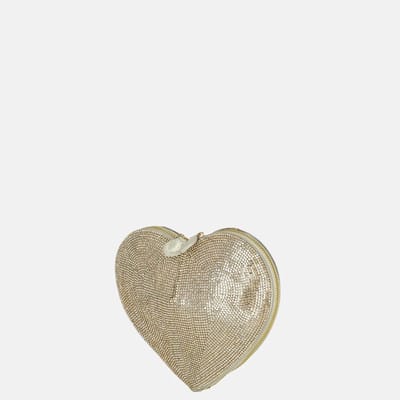 Bulaggi heart box crossbody tas gold