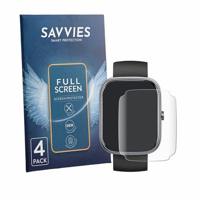 Savvies - Screenprotector voor Motast T60 1.91" - Folie Beschermfolie transparant volledig dekking 4 Stuks