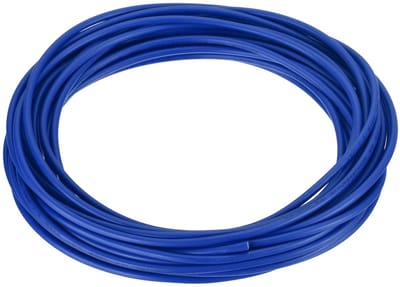 Dailygoods - Verbindingdraad - Flexibele PVC draad - 18AWG - Blauw - Tinned copper - Geschikt voor elektronica - 7.5m