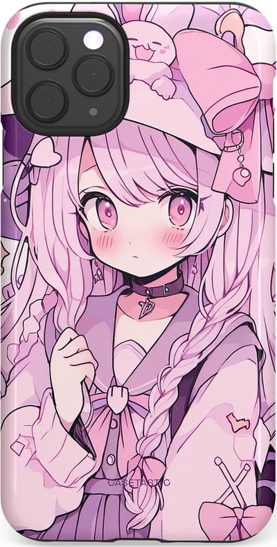Casetastic Hoesje Geschikt voor Apple iPhone 11 Pro Max - Stijlvolle Beschermende Duo-layer Case - Manga Magie