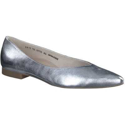 Paul Green 3772 Ballerina's Dames - Zilver - Maat 38