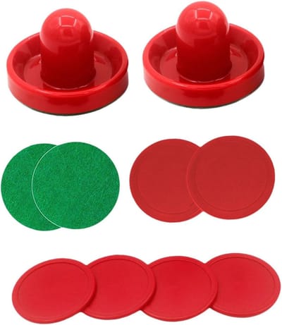 Air Hockey Set - Tafelspel Pucks - Spelplezier Thuis - Duurzaam Plastic Materiaal - 4 Pucks 2 Pushers - Niet Gespecificeerd