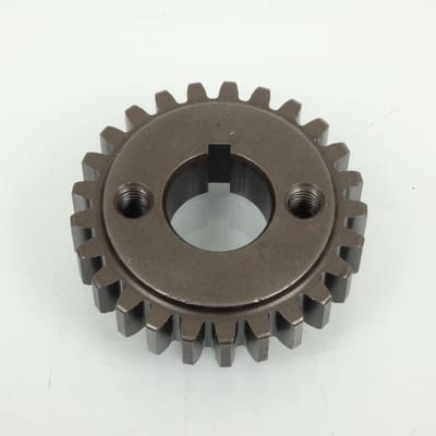 Pignon bout vilebrequin EVOK pour auto Piaggio 50 Ape 2009 à 2017 25 dents Neuf