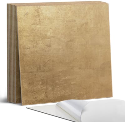 Coloray Plaktegels - Abstracte achtergrondtextuur Portugese Tegels - 30 cm x 30 cm - Geel Plaktegels - 9 stuks - Vierkant PVC Tegels - Plaktegels Keuken - Zelfklevende Vloertegels - Vinyltegels Vloer Zelfklevend - Zelfklevende Tegels