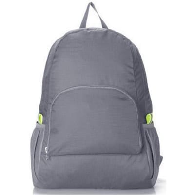 Sac à dos léger et pliable, imperméable, pour Sports de plein air, voyage, randonnée, escalade, sac de jour pliable gris