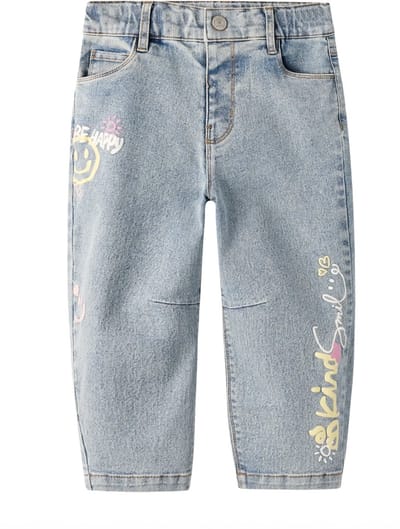 Name It - Broek - NMFRose - Ballonfit Jeans - Light Blue Denim - Maat 110