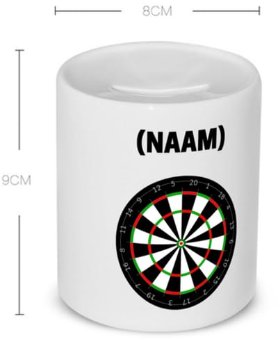 Akyol - darten met eigen naam Spaarpot - Dartbord - darter - sport - 350 ML inhoud