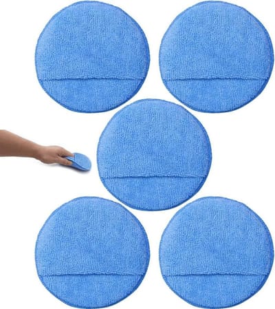Polijst Spons - Applicator Pad - Auto Waxen - Geen Krassen - 13x13x2.5cm - Blauw