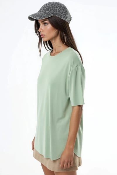 Losse Fit Crewneck T-shirt