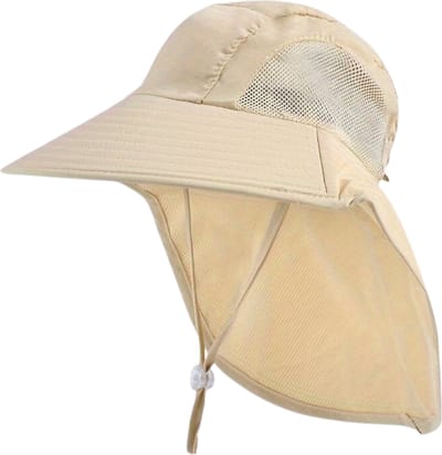 Livano Zonnehoed - Reishoed - UV Beschermende Hoed - Bucket Hat - Festival - Pet - Hoedje Voor Kinderen - Hoofdbescherming - Beige