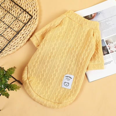 Pull pour petit animal de compagnie, chemise à fond pour chien, vêtements chauds d'hiver pour petits chiens, teckel, schnauzer, chihuahua XS