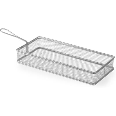 HENDI Mini frituurmandjes – roestvrij staal – vaatwasserbestendig – 255x135x45 mm