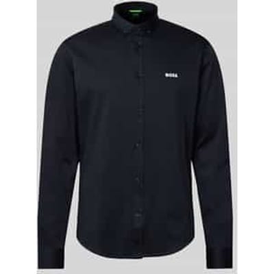 Slim fit vrijetijdsoverhemd met button-downkraag, model 'MOTION'