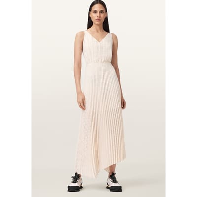 AllSaints Sinead Dress Swan White Taglia: L | Maxi abiti Outlet | Donna | Bianco