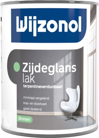 Wijzonol Zijdeglanslak Terpentine 0,5 liter - Kleur