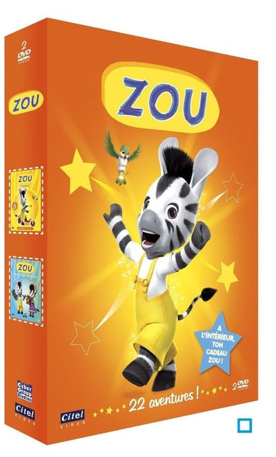 Coffret Zou : Volume 1 : Zou s'amuse - Volume 2 : Zou et ses amis