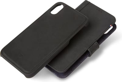 Decoded Leather Detachable Wallet met uitneembare Back Cover voor iPhone XR (6.1 inch) Zwart