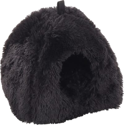 Kattenbed – katten slaapmand – kattenhuis – kattenhol – Cat cave – Zwart, 39 x 39 x 42 cm – Flamingo Slaapplaats Krems