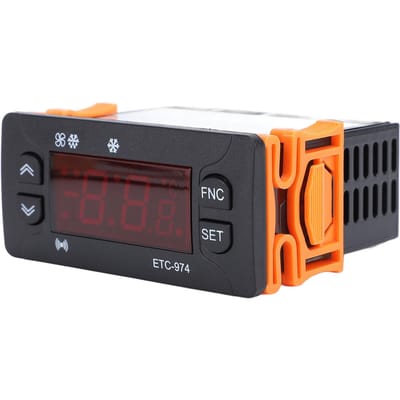 Digitale Temperatuurregelaar 50 graden Celsius tot 99 graden Celsius Hoge Nauwkeurigheid Veiligheidsbescherming Digitale Thermostaatregelaar orange