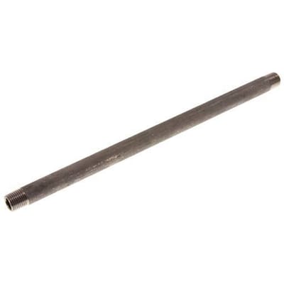 R 1/4'' RVS Dubbele Pijpnippel 20 Bar DIN 2982 - 250mm