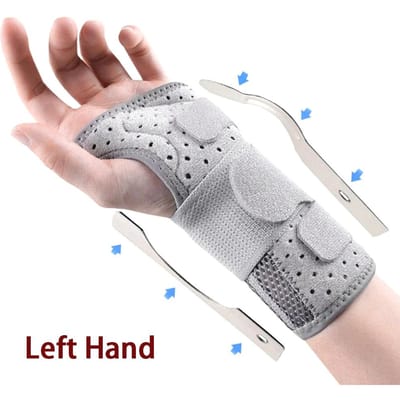 Orthèse de poignet orthopédique professionnelle pour soulagement du canal carpien et de la tendinite, support pour entorse de la main, protège-poignet, Arthrite Size L