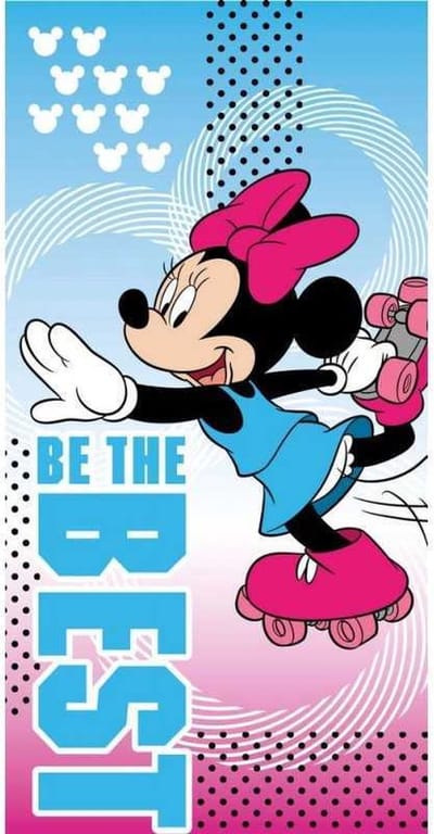 Disney Minnie Mouse - Handdoek - 140 x 70 cm. - Strandlaken - Be the Best