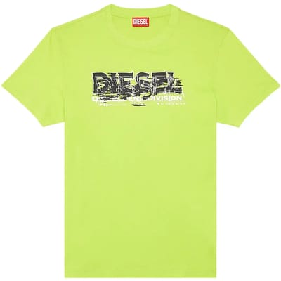 Diesel Graphic Tee Short Sleeves - Green T-Shirts