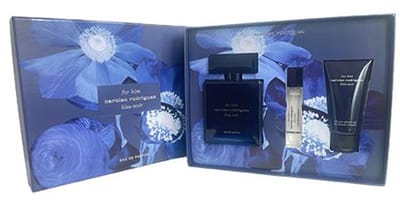 Narciso Rodriguez Giftset For Him Blue Noir Eau de Parfum 100ml + 10ml Eau de Parfum + 50ml Shower gel