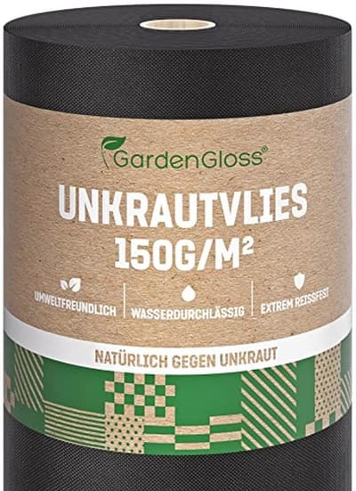 Ondoorlatend Onkruidvlies 150g/m² - Extra Sterk Tuinvlies Tegen Onkruid