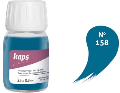 Kaps super color leer & kunstleer verf inc.cleaner - (158) Jeansblauw - 25ml