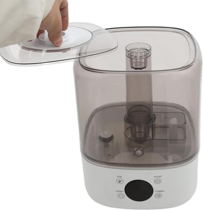 Luchtbevochtiger Kamer - Vochtmachine - Droge Lucht Bestrijden - 360 Graden Mondstuk - 5 Liter - Wit