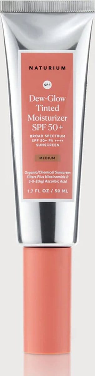 Naturium Dew-Glow Tinted Moisturizer Sunscreen - Broad Spectrum - Zonnebrand - SPF 50+ - Medium