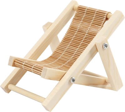 Strandstoel, L: 9,5 cm, B: 7,5 cm, 1 stuk