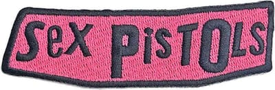 Sex Pistols - Logo Patch - Roze/Zwart