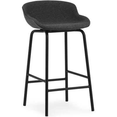 Normann Copenhagen Hyg Barkruk 65cm volledig gestoffeerd - zwart