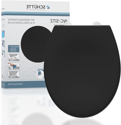 Toiletbril - WC Deksel - Hygiënisch Reinigen - Softclose & Snelsluiting - Universele Maat - Zwart