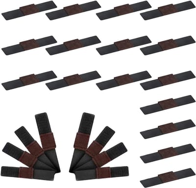 Meubel viltdoppen - Vloerbeschermers - Meubels beschermen - Herbruikbaar met klittenband - 50 mm diameter