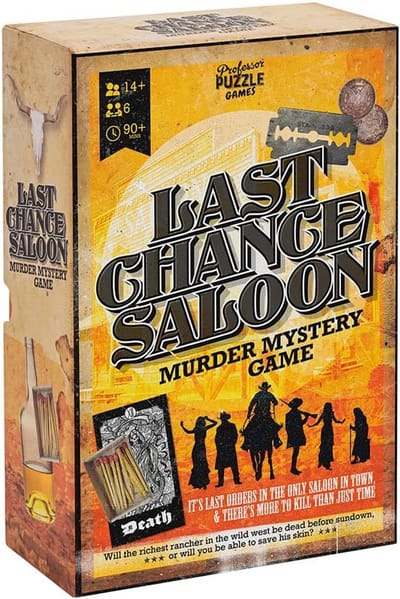 Moord Mysterie Spel Wilde Westen Saloon Diner Detective Spel