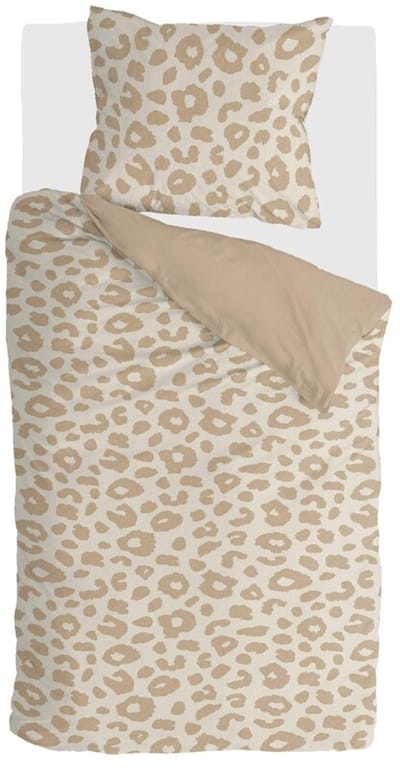 Byrklund Dekbedovertrek Animal Spots - 140x220 - 100% Polyester - Bruin / Grijs