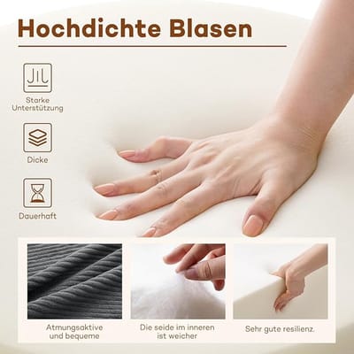 Opvouwbare Slaapbank 80x80x36 cm, 3-in-1 Omvormbare Sofa Bed, Zitzak en Vloerbank-Lounge, Comfortabele Slaapstoel met Kussen, Grijs – Pauwhome